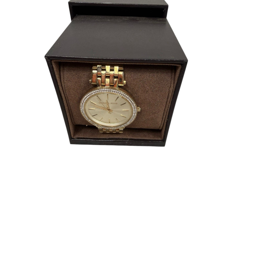 🔥 Host Pick 🔥Michael Kors Darci MK3191 Gold Stainless Steel Analog Dial Watch - Picture 4 of 9